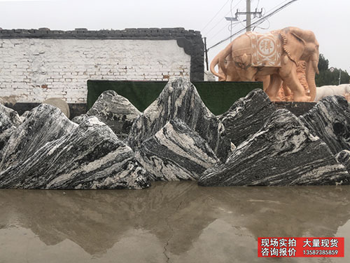 庭院造景切片石组合